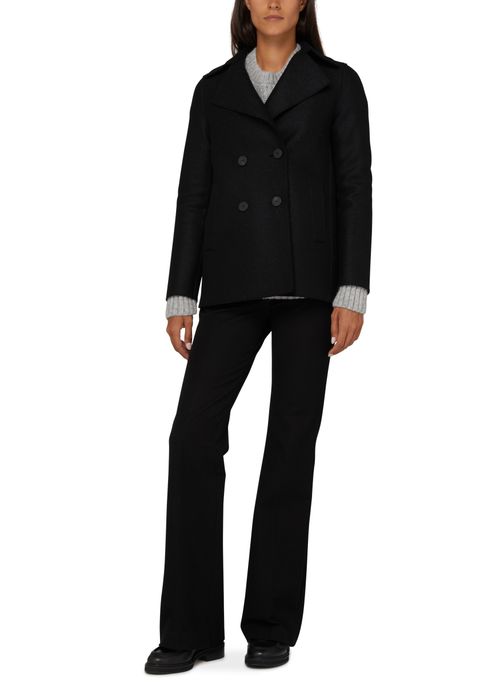 HARRIS WHARF LONDON Manteau en laine pressée