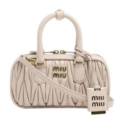 Women's Arcadie quilted nappa leather mini bag | MIU MIU | 24S