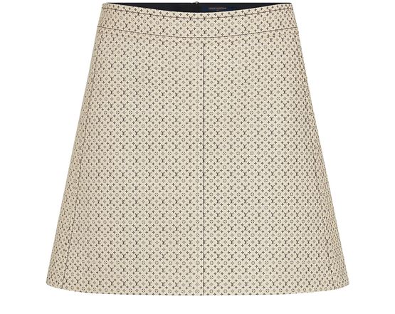 Louis vuitton leather mini skirt hot sale