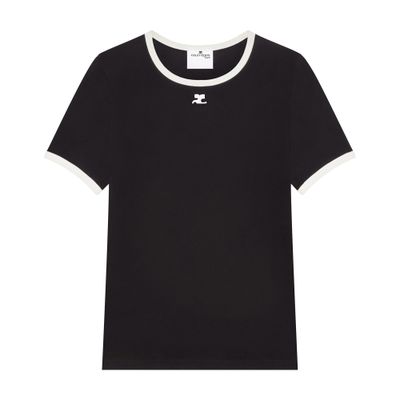 Signature contrast t-shirt