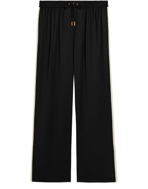 CELINE Triomphe in satin track pants