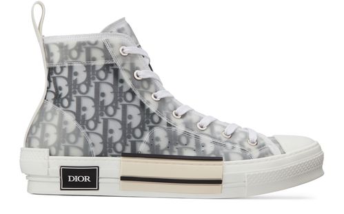 DIOR Hoher Sneaker B23 aus technischem Stoff Dior Oblique