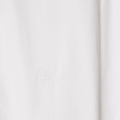 BURBERRY Straight-cut dress shirt in cotton poplin