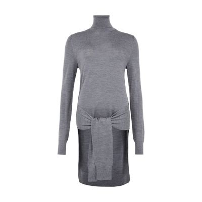 Totême Double-sleeve Turtleneck Sweater In Gray