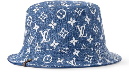 LOUIS VUITTON JACQUARD DENIM 渔夫帽