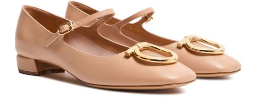 FERRAGAMO Maxi Gancini Mary Janes