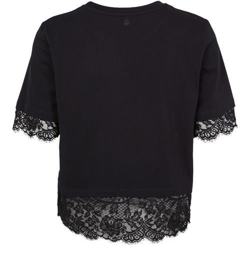 MCQUEEN Short-sleeved T-shirt with lace