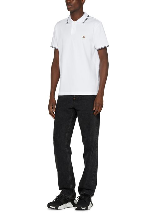 MONCLER Kurzarm-Poloshirt mit Logo