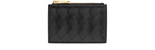 BOTTEGA VENETA Intrecciato zipped cardholder