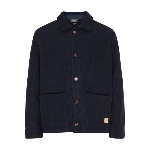 Apc Thais Jacket In Iak_dark_navy