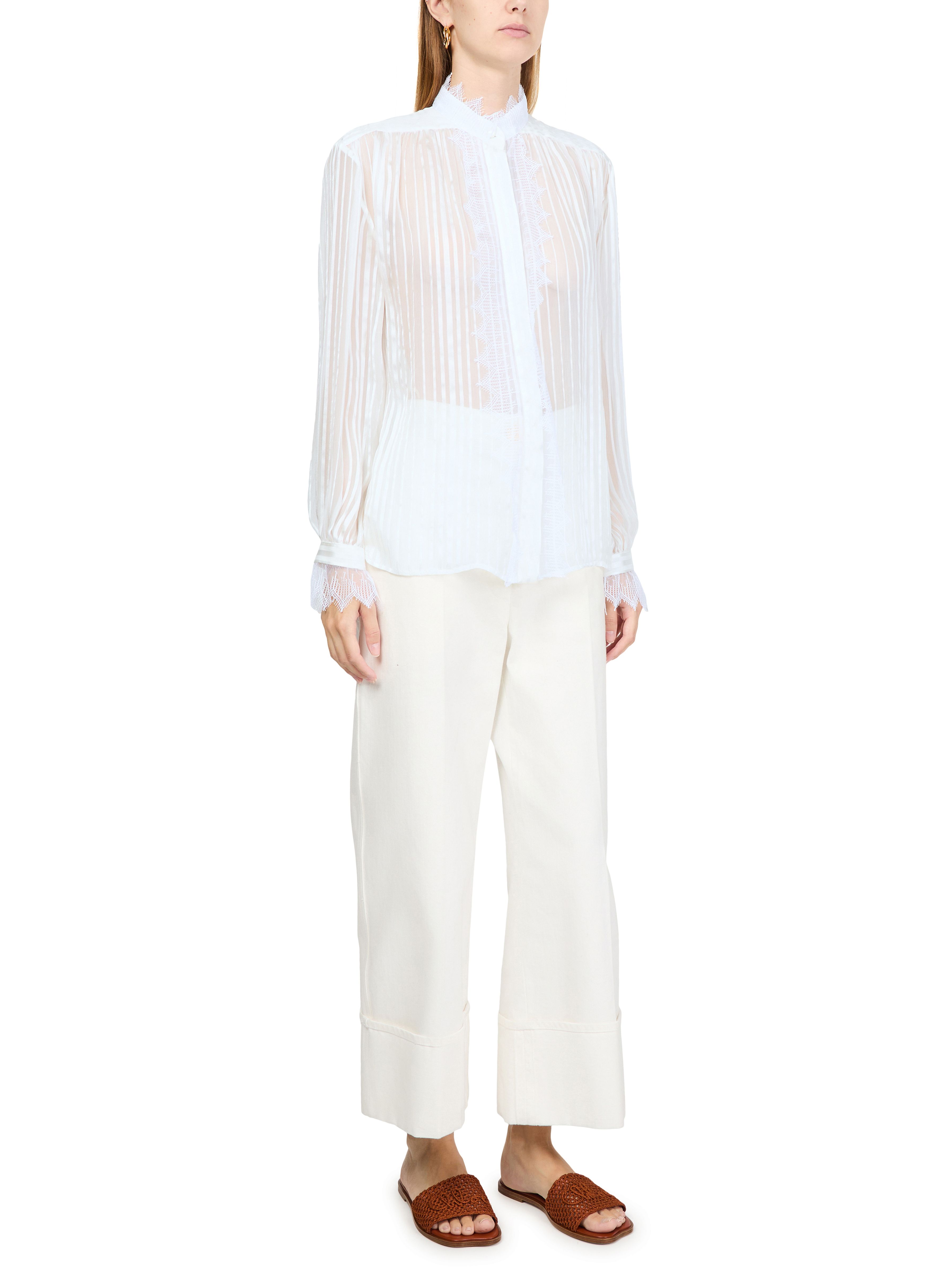 Silk long sleeved blouse thumbnail 6