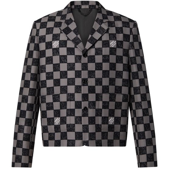 Men's Boxy Damier Jacket, LOUIS VUITTON