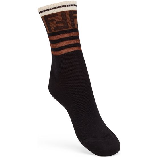 Black fendi socks online