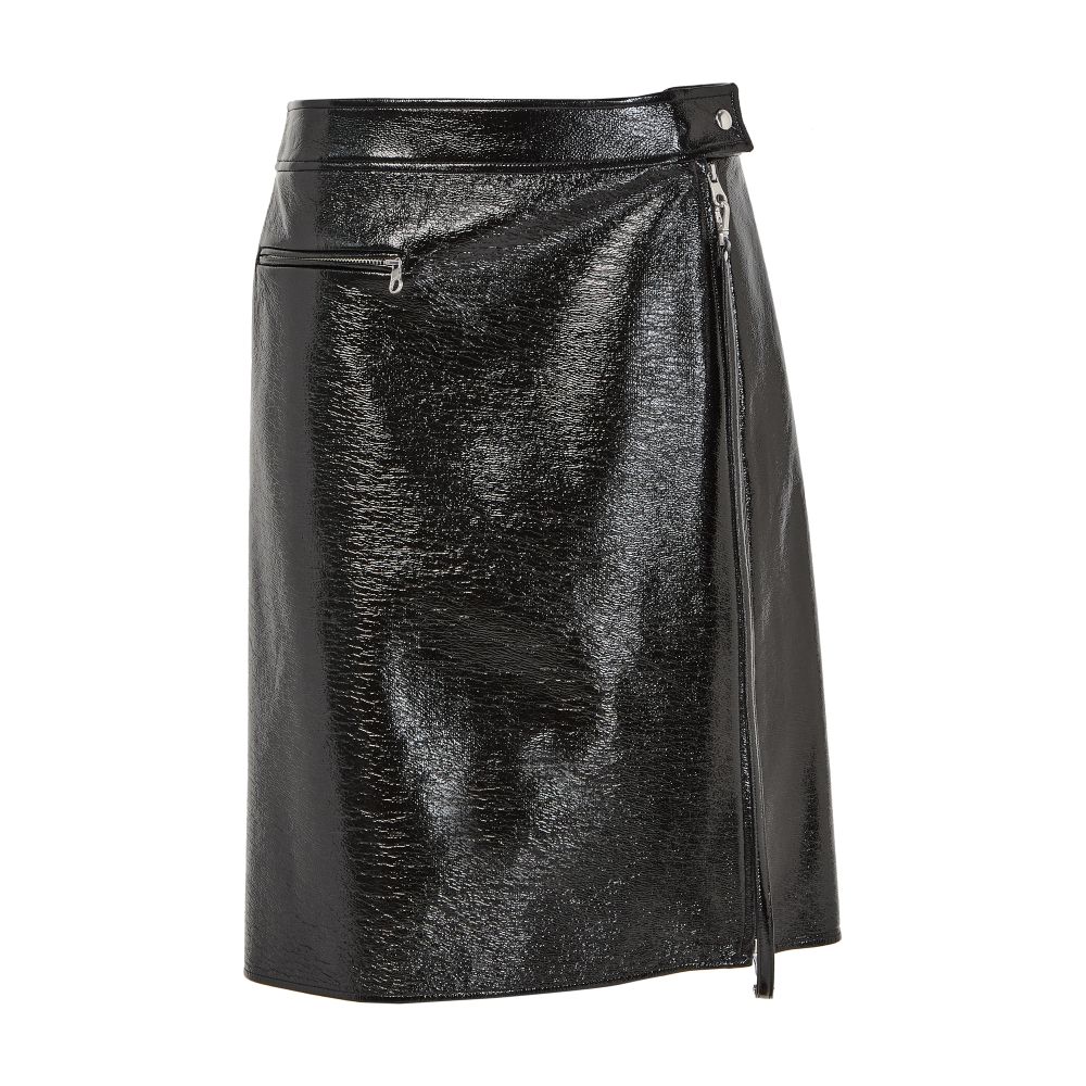 Zipped vinyl skirt thumbnail 7
