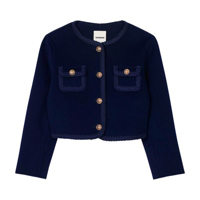 40 ジャケット オーバーサイズ 新品 SANDRO 8万 サンドロ