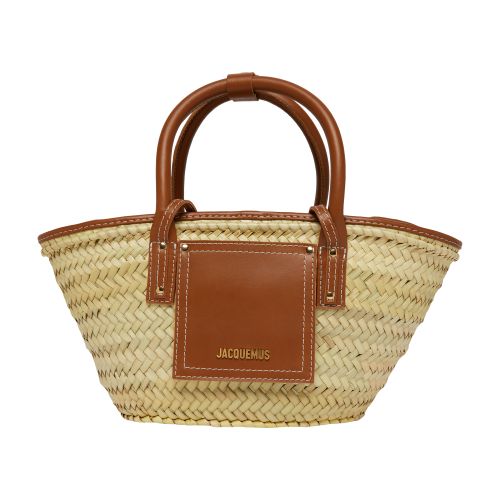 Jacquemus Soli Small Basket In Brown