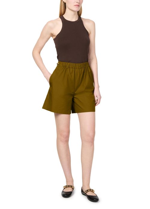 MAX MARA Short en popeline de coton Haway