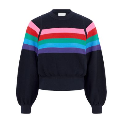 Molli Jour Round-neck Sweater In Blue