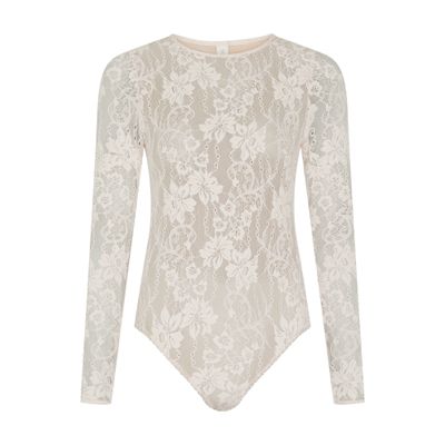 Zimmermann Lace Bodysuit Clothing In Pink
