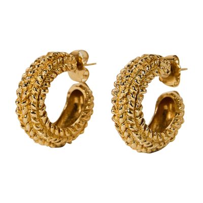 Paola Sighinolfi Gabby Hoops Earrings In Gold