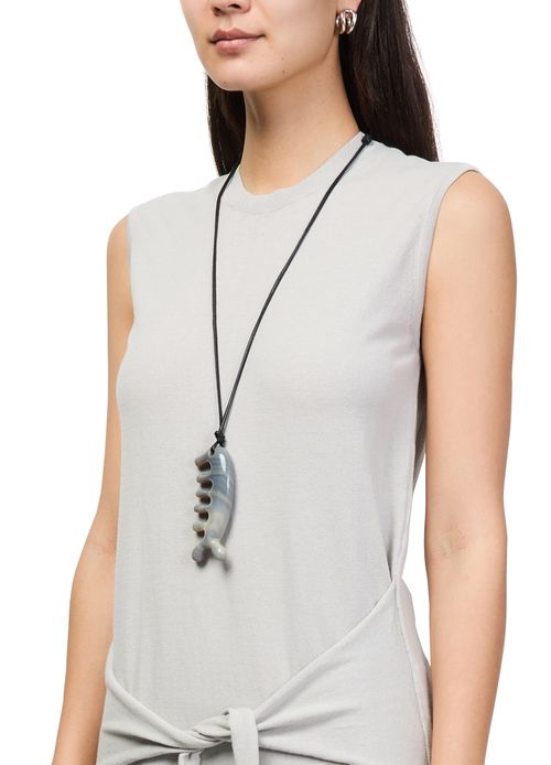 LEMAIRE Gua Sha Beluga necklace