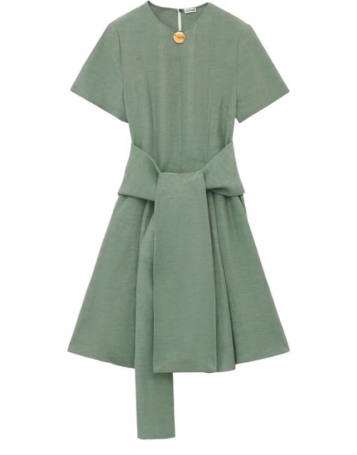 LOEWE Viscose and linen dress