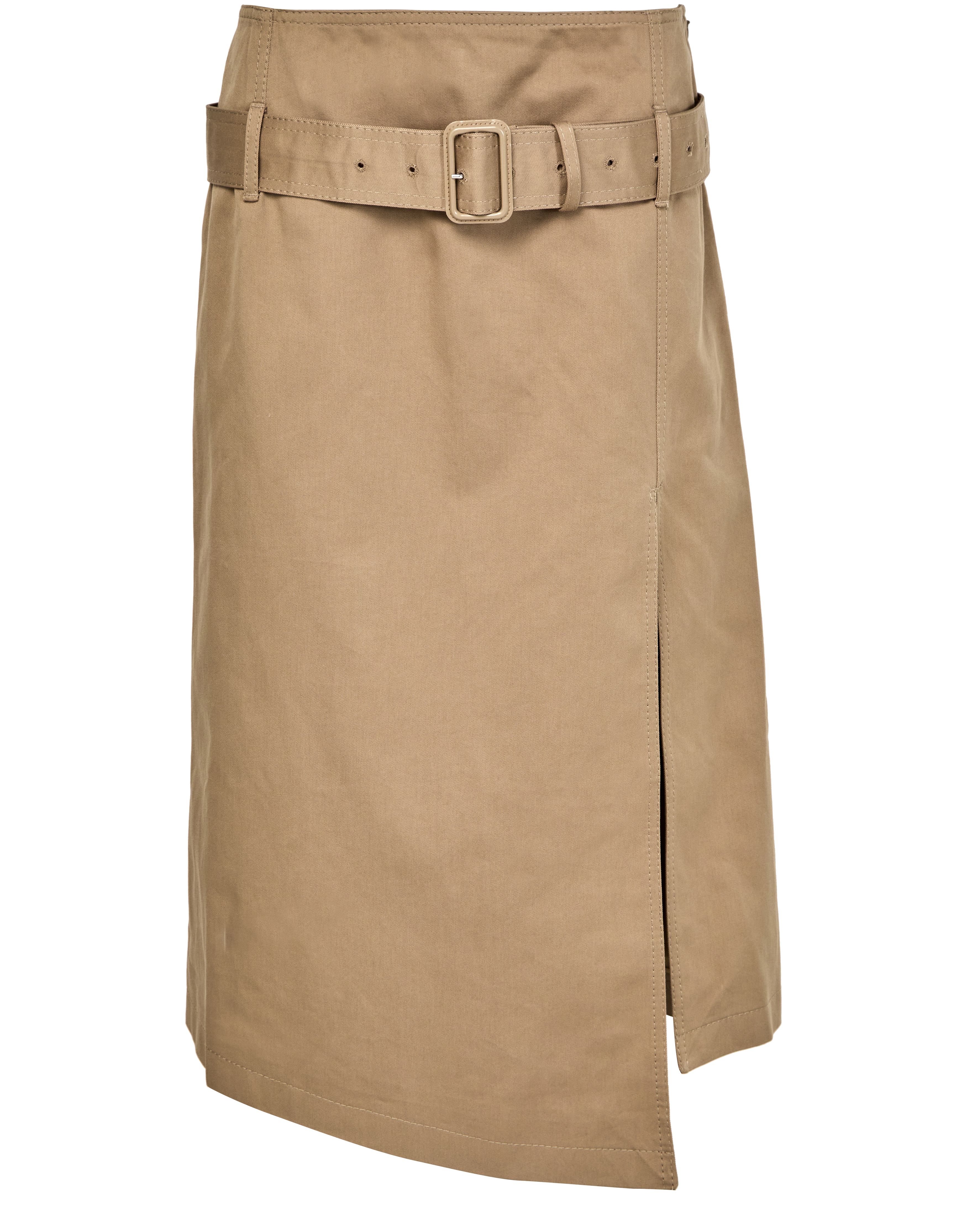 Midi skirt with split