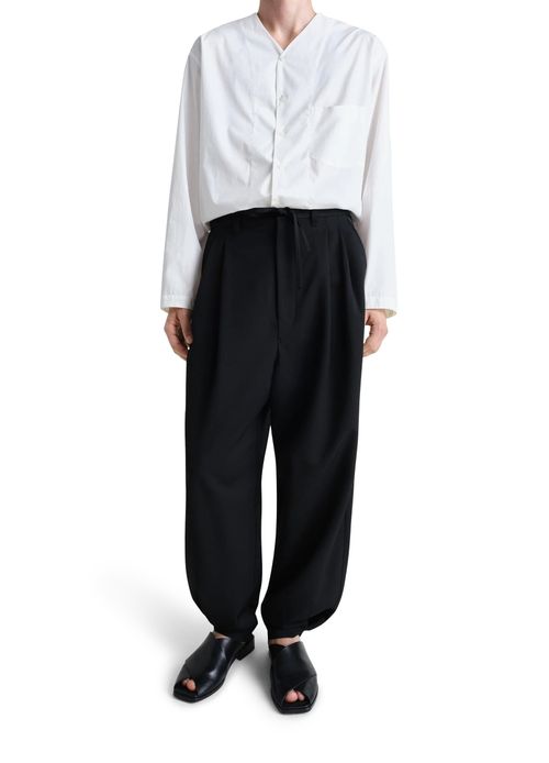 LEMAIRE Drawstring pleated pants