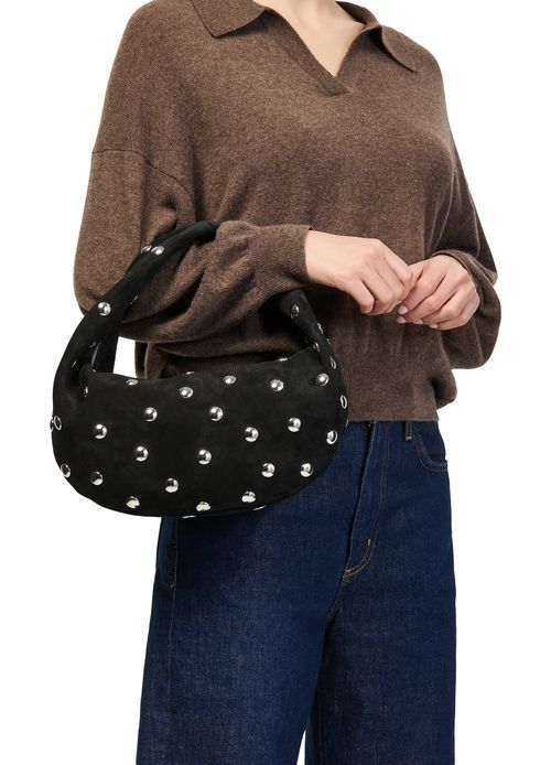 KHAITE Mittelgroße Hobo-Tasche mit Nieten Olivia
