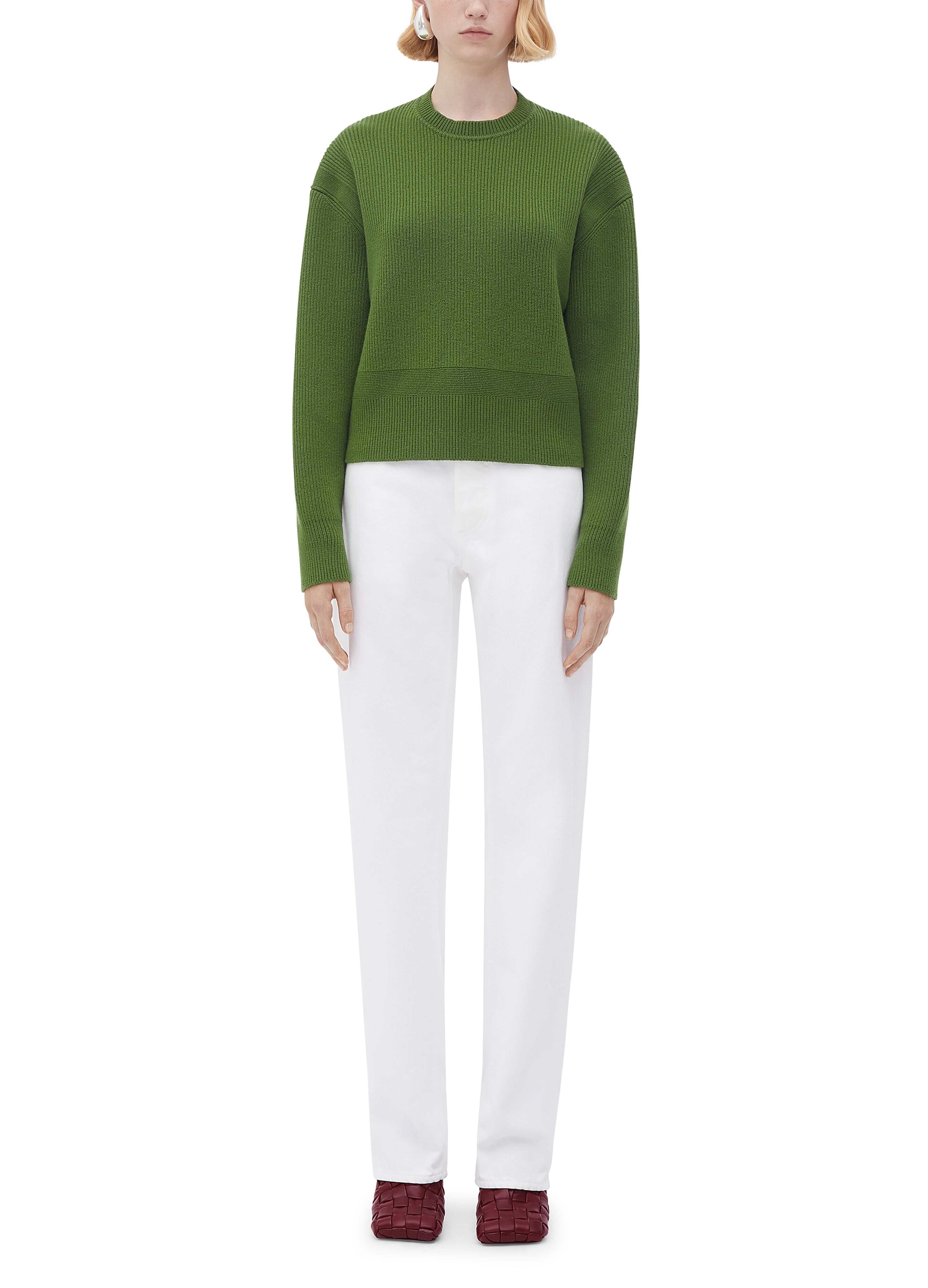 Ribbed cashmere sweater thumbnail 5
