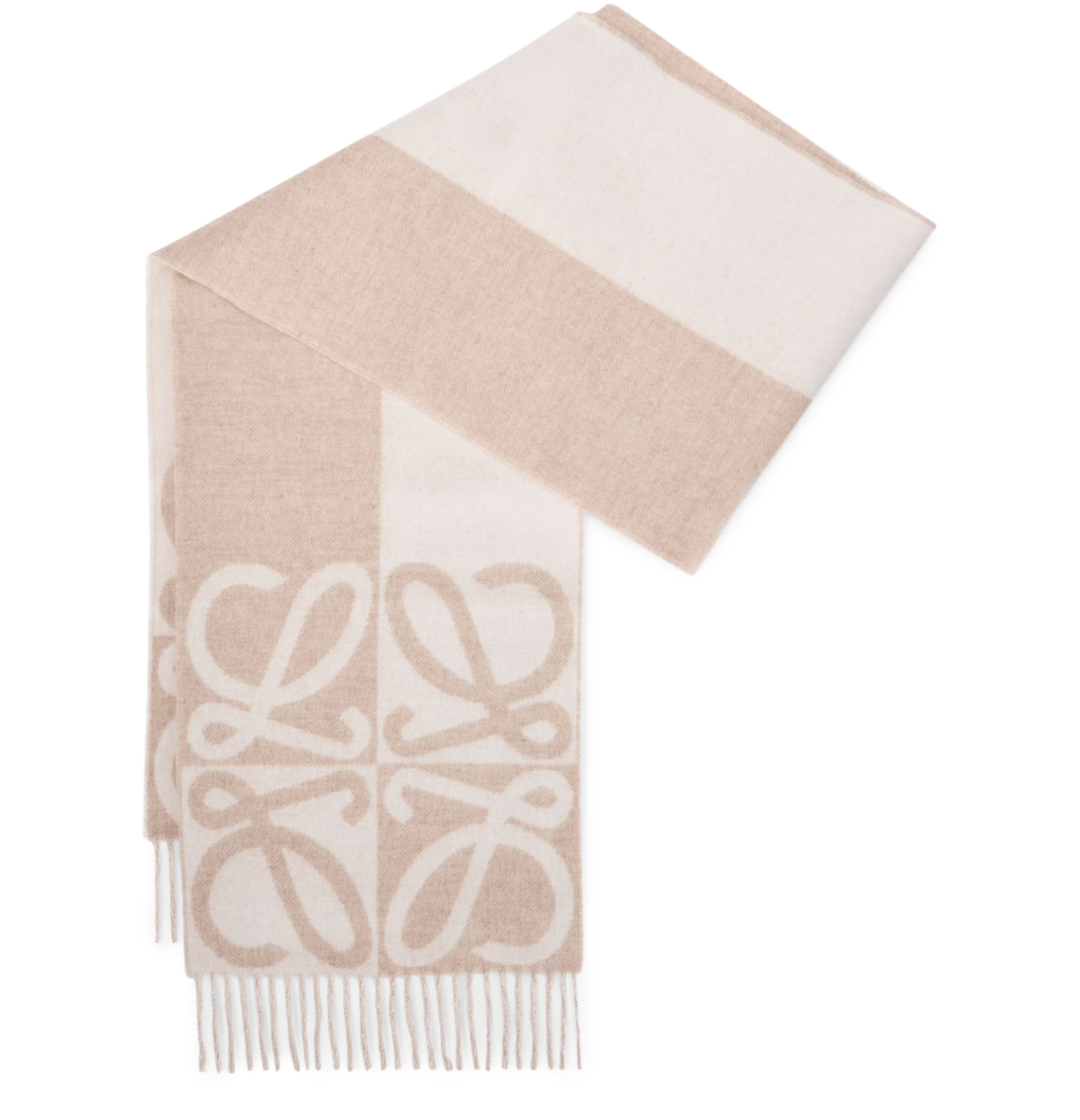 Wool and cashmere scarf