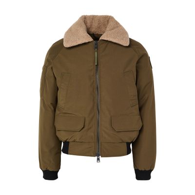 Canada Goose Men Chilliwack Aviator Bomber Jacket In Green