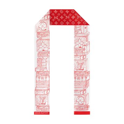 Louis Vuitton My Lv Luggage Bandeau In Red
