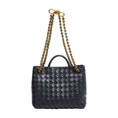 Bottega Veneta Andiamo Bag Small In Blue