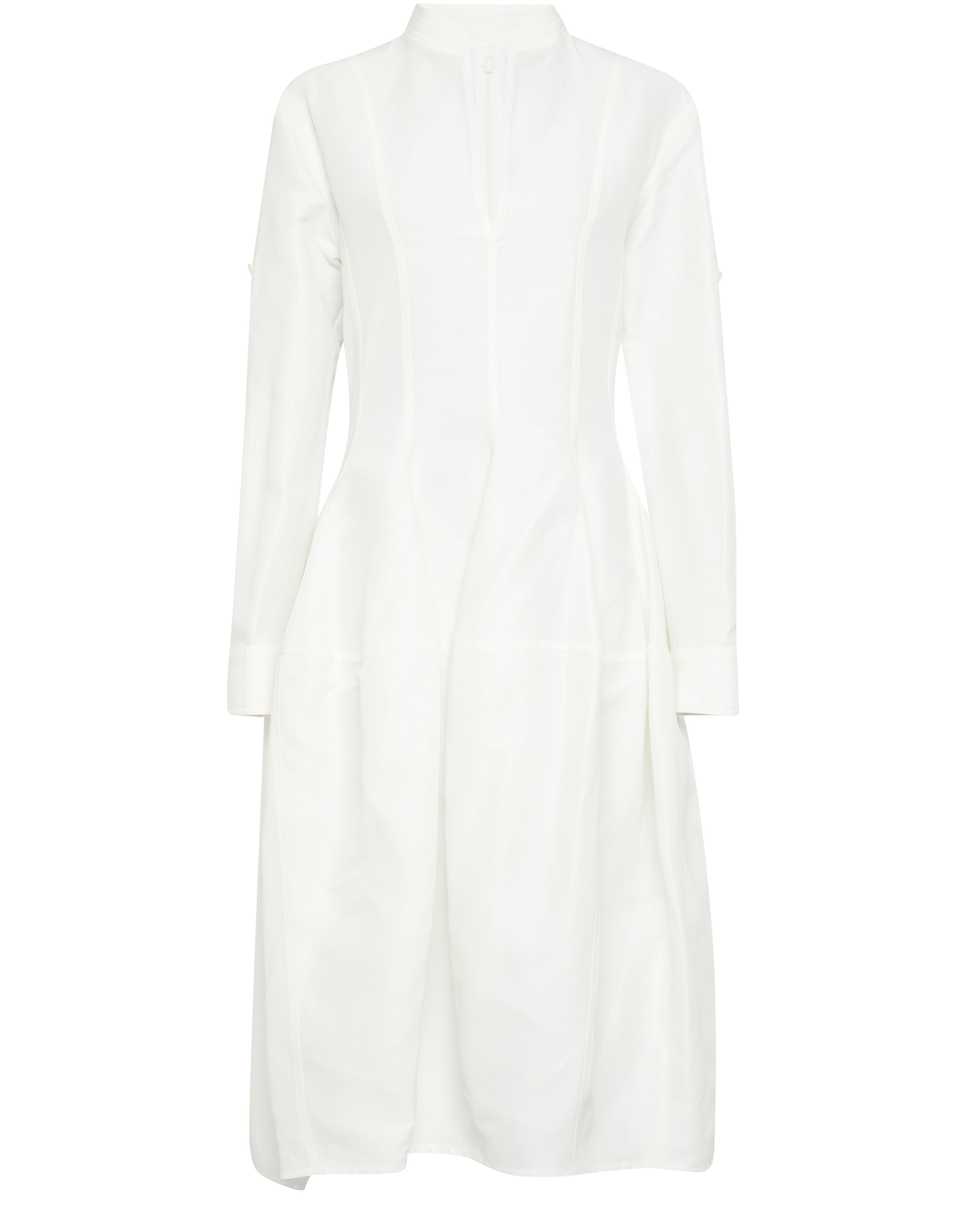 Viscose and linen dress
