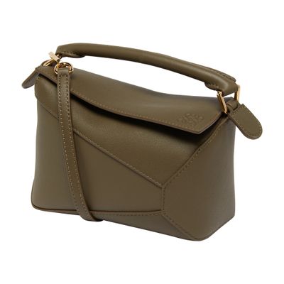 Loewe Mini Puzzle Bag In Green