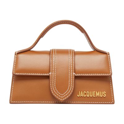 Jacquemus Le Bambino Leather Tote Bag In Brown