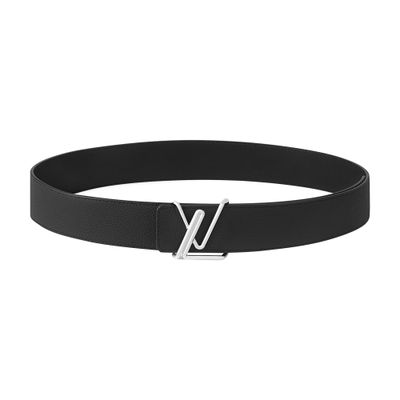 Louis Vuitton Lv Tubular 40mm Reversible Belt In Black