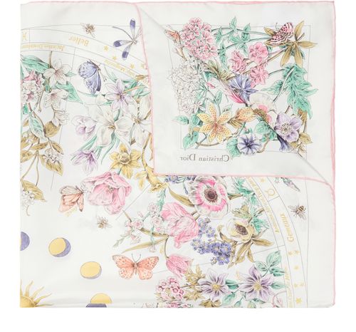 DIOR Dior Astral Flowers 90 Square Scarf