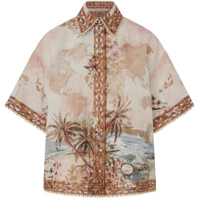 Zimmermann Hemd Mahon Aus Leinen Mit Haekelstrick De Größe 38 - MyTheresa - Bild 3