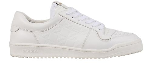 SANDRO ミッドカット レザースニーカー