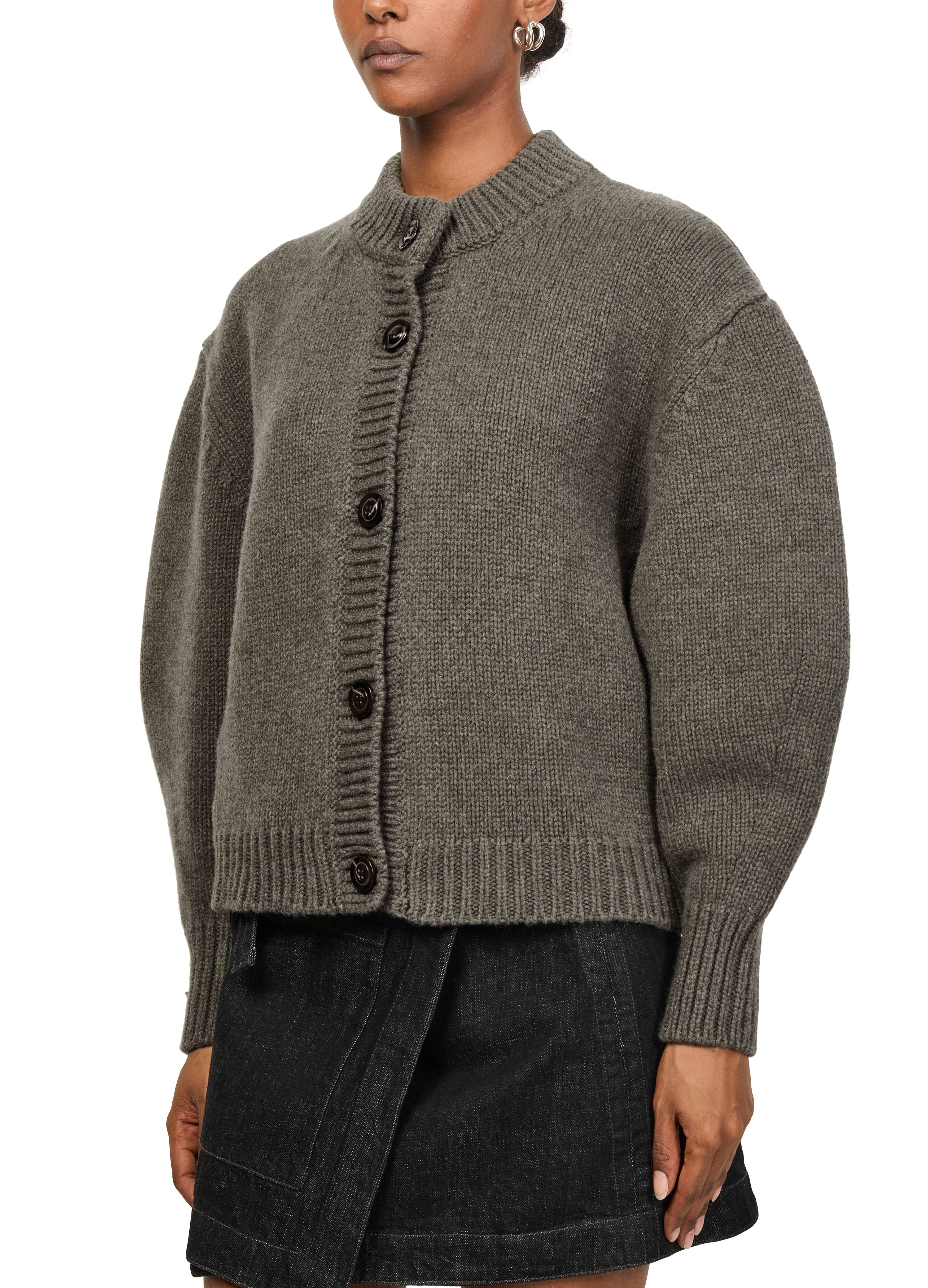 Leonard wool cardigan thumbnail 4
