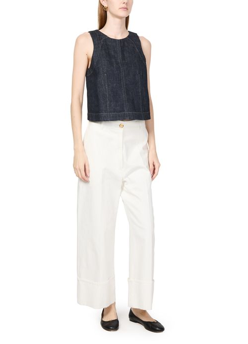 SOEUR Top en denim Eli