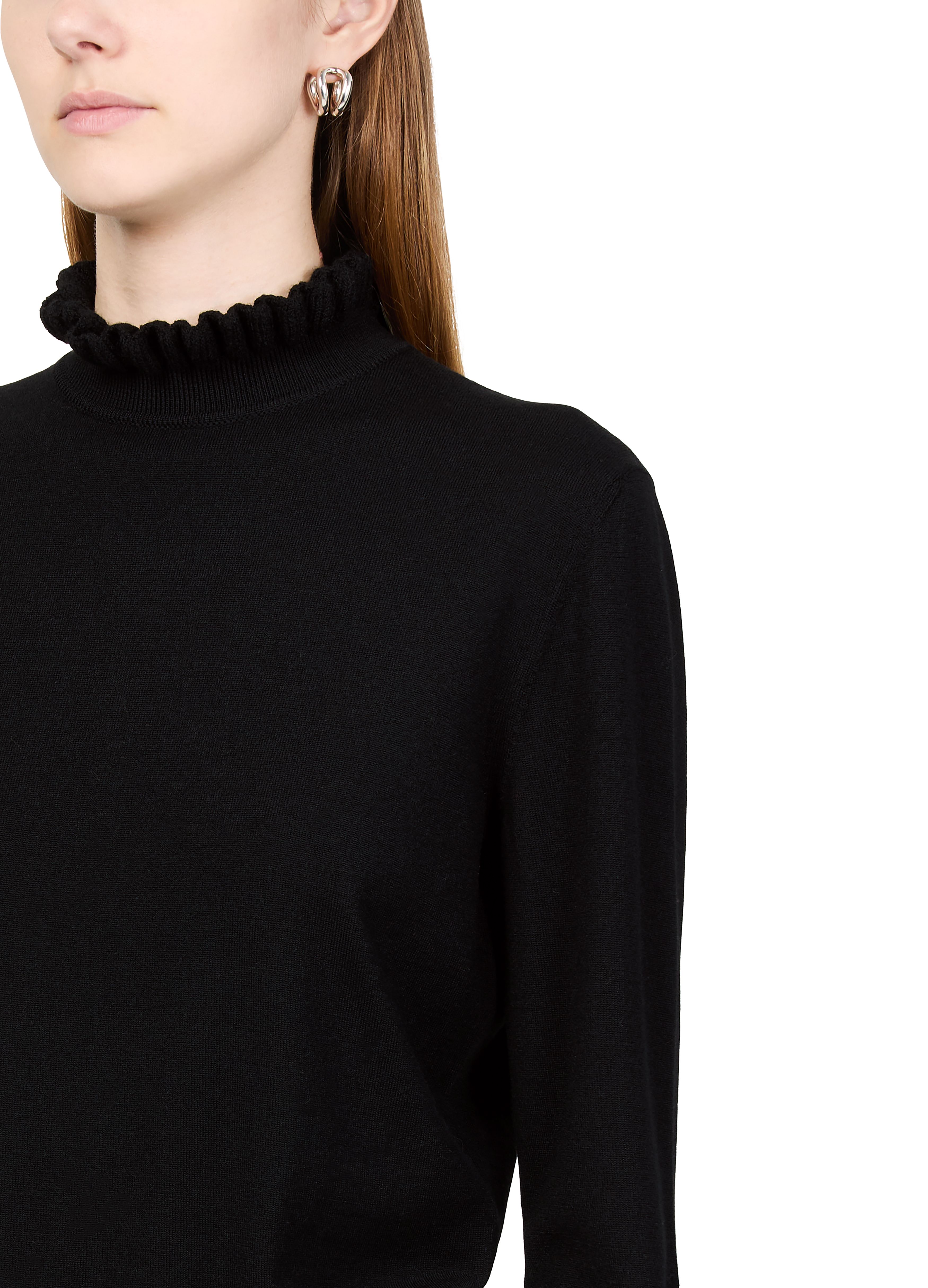 Ruffle collar jumper thumbnail 4