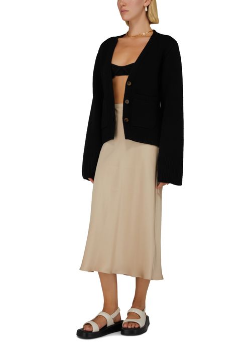 KHAITE Scarlet cashmere cardigan