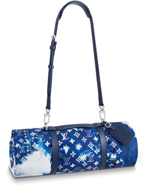 LOUIS VUITTON Monogram Bandana Beach Blanket & Holder