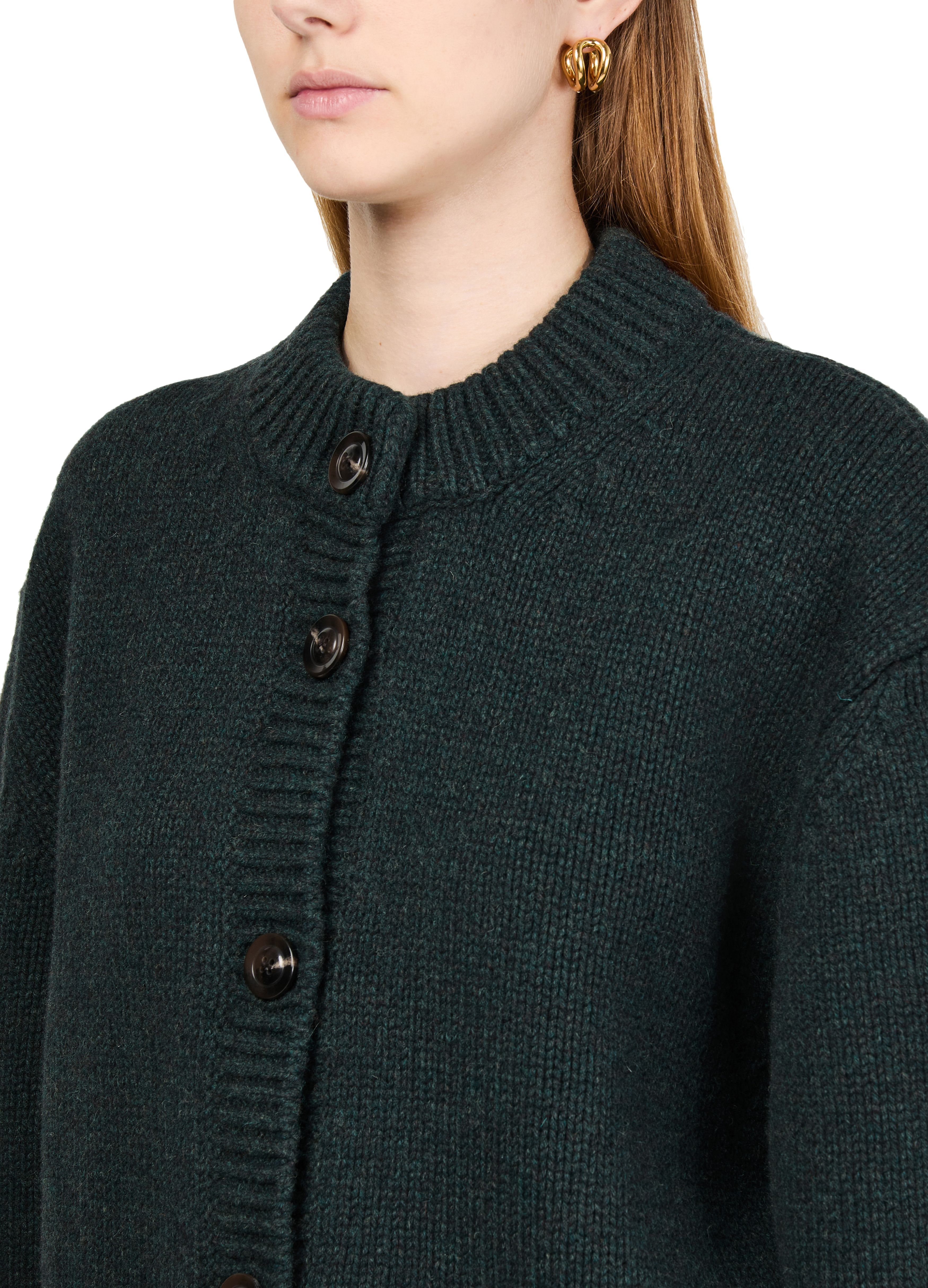 Leonard wool cardigan thumbnail 4