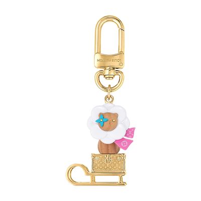 Louis Vuitton Petula Sled Bag Charm In Gold