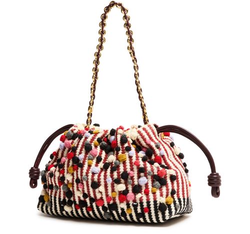 LOEWE Medium Flamenco purse in embroidered textile
