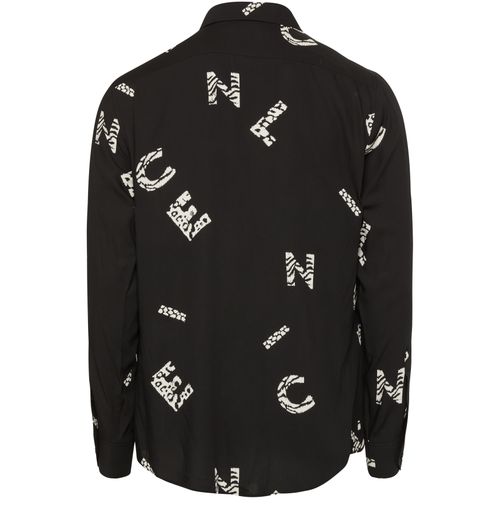 CELINE Locker geschnittenes hemd aus viskose mit print